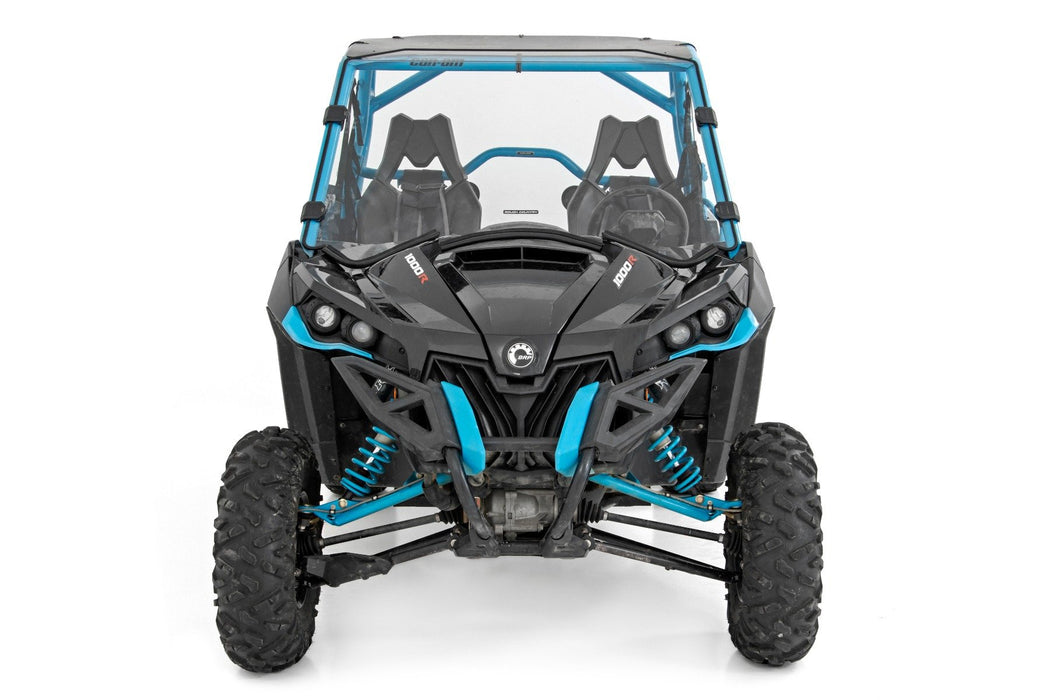 Rough Country Full Windshield Scratch Resistant for 2013-2018 Can-Am Maverick/Maverick Max/Maverick Turbo