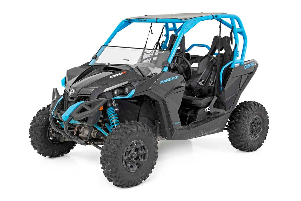 Rough Country Half Windshield Scratch Resistant for 2013-2018 Can-Am Maverick/Maverick Max/Maverick Turbo Max