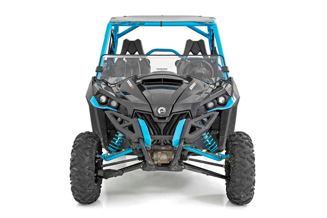 Rough Country Half Windshield Scratch Resistant for 2013-2018 Can-Am Maverick/Maverick Max/Maverick Turbo Max