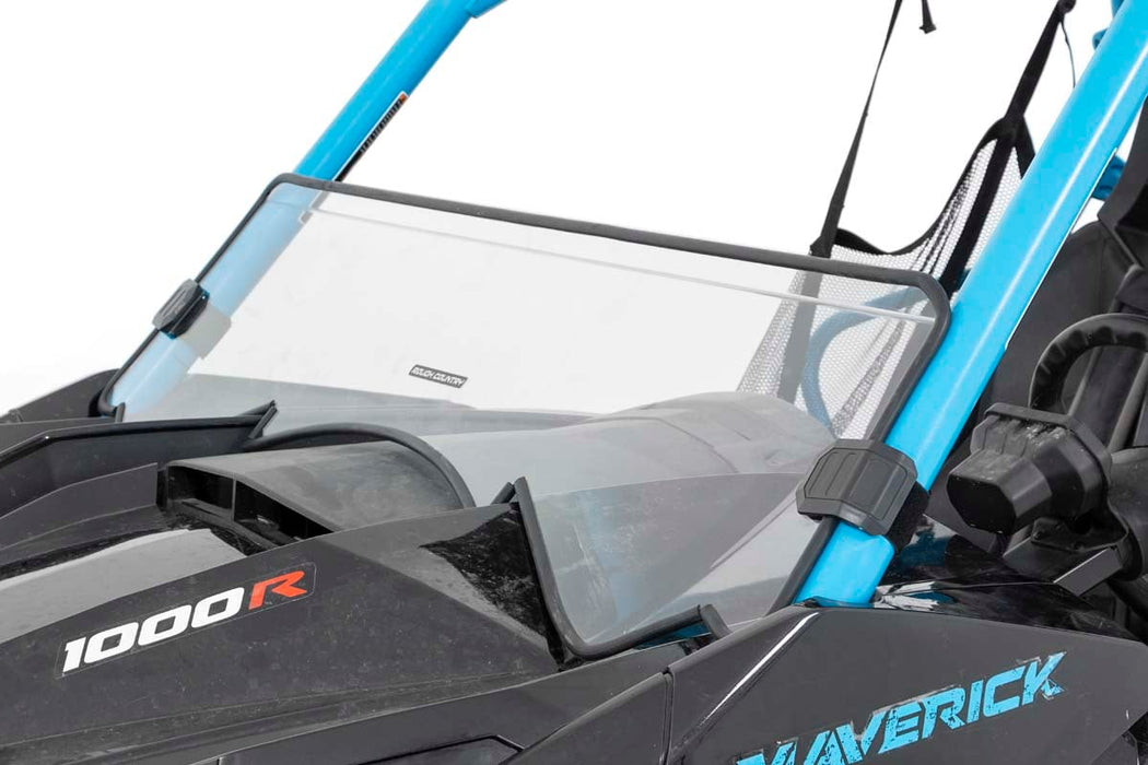 Rough Country Half Windshield Scratch Resistant for 2013-2018 Can-Am Maverick/Maverick Max/Maverick Turbo Max