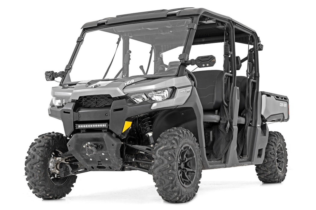Rough Country UTV Aluminum Side Mirrors w/Turn Signal (Pro-Fit Cages Universal)