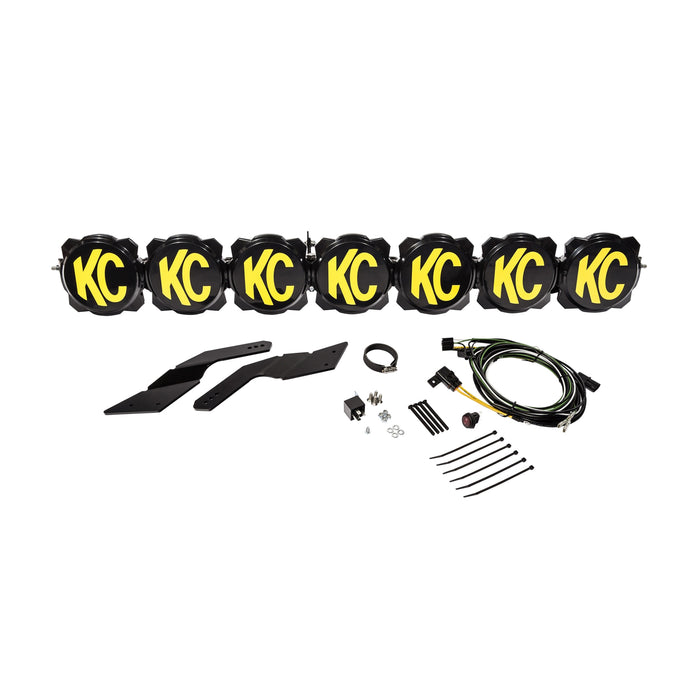 KC HiLiTES 45" Pro6 Gravity® LED - 7-Light - Light Bar System - 140W Combo Beam - for 17-24 Can-Am Maverick X3