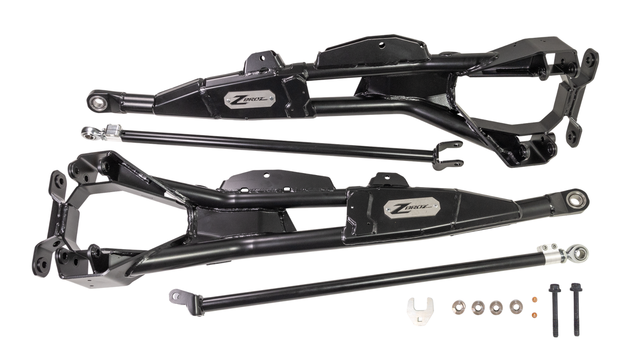 ZBROZ Racing  Polaris Turbo R High Clearance Trailing Arms BLACK