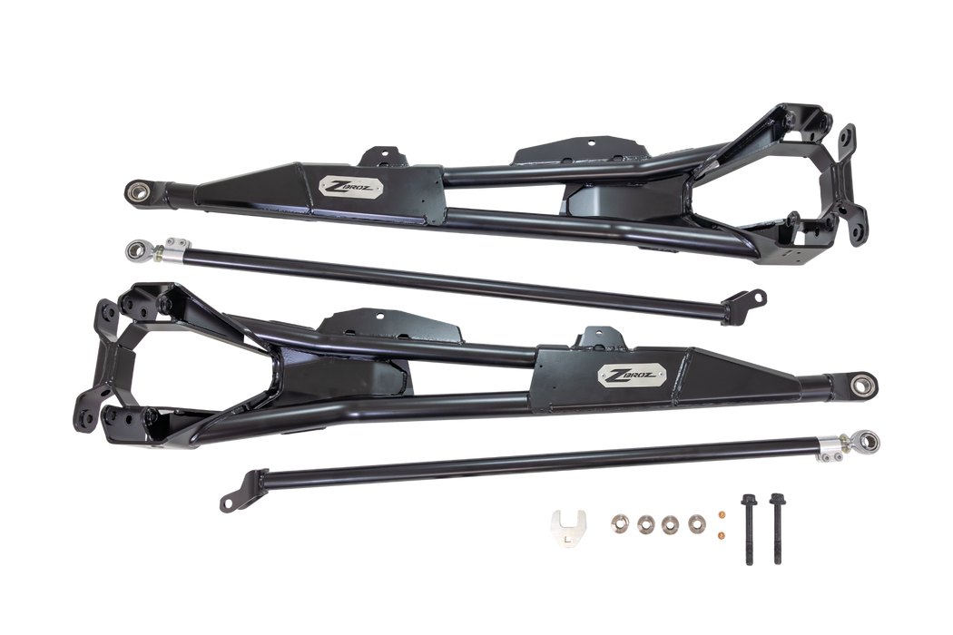 ZBROZ Racing  Polaris Pro R High Clearance Trailing Arms BLACK