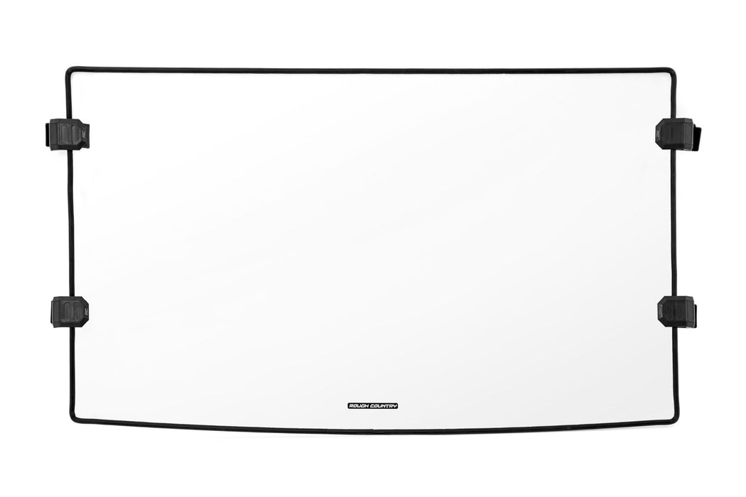 Rough Country Full Windshield Scratch Resistant for 2016-2023 Can-Am Defender HD 8/HD 9/HD 10