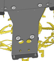 Rival CF Moto C Force 400 / 500  GEN2 Plastic Central Skid Plate