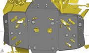 Rival CF Moto C Force 400 / 500  GEN2 Plastic Central Skid Plate