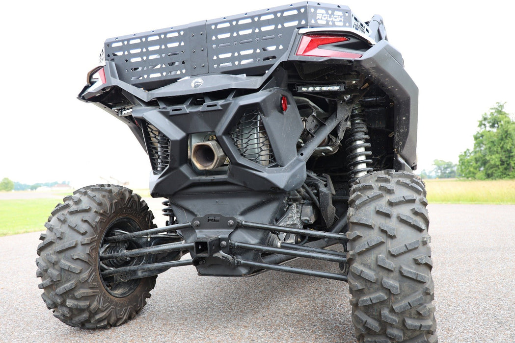 Rough Country LED Light Kit Tail Light Mount 6" Black Slimline Pair for 2017-2023 Can-Am Maverick X3