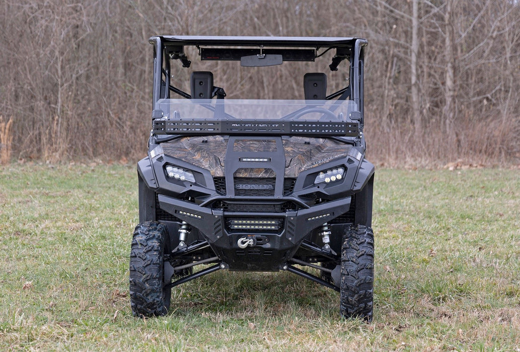 Rough Country Half Windshield Scratch Resistant for 2016-2023 Honda Pioneer 1000/Pioneer 1000-5
