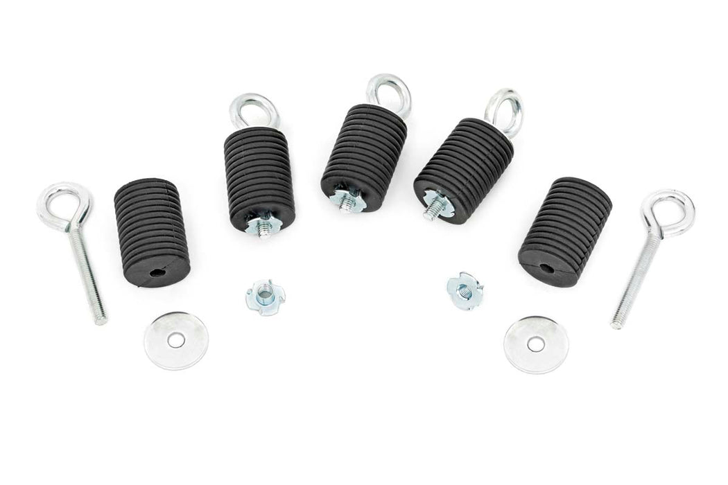 Rough Country Bed Tie Down Kit 1-7/16" Diameter 5 Pieces for 2013-2023 Polaris Ranger XP 900 1000 & General