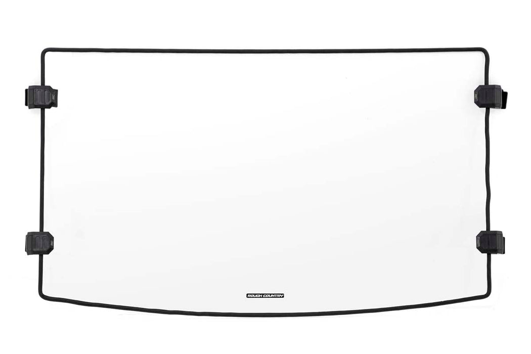 Rough Country Full Windshield Scratch Resistant for 2013-2023 Polaris Ranger 1000/Ranger XP 900/1000