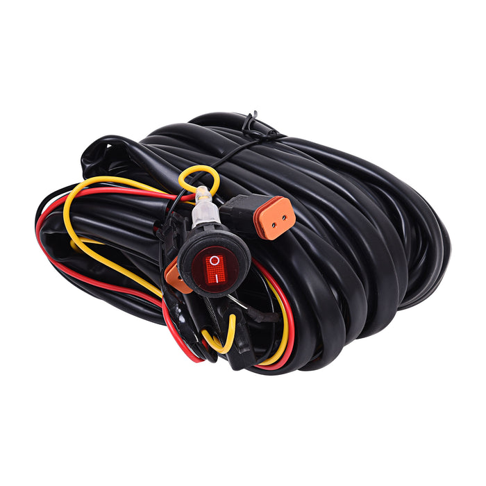 KC HiLiTES Wiring Harness - for 2 Lights with 2-Pin Deutsch Connectors