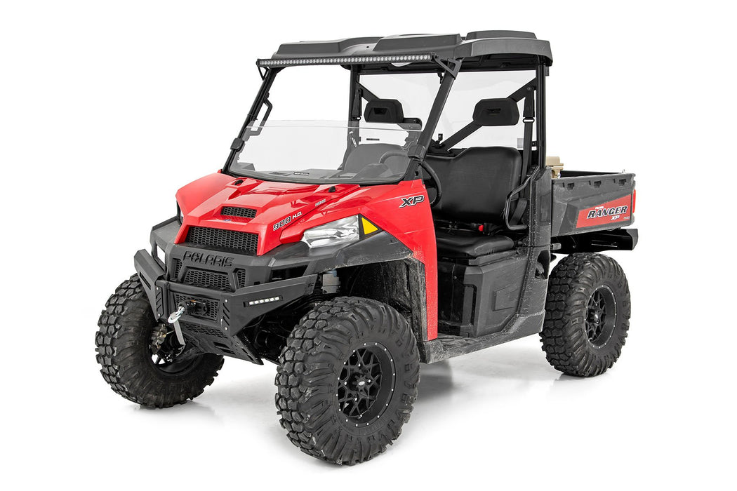 Rough Country Half Windshield Scratch Resistant for 2013-2023 Polaris Ranger 1000/Ranger XP 900/1000