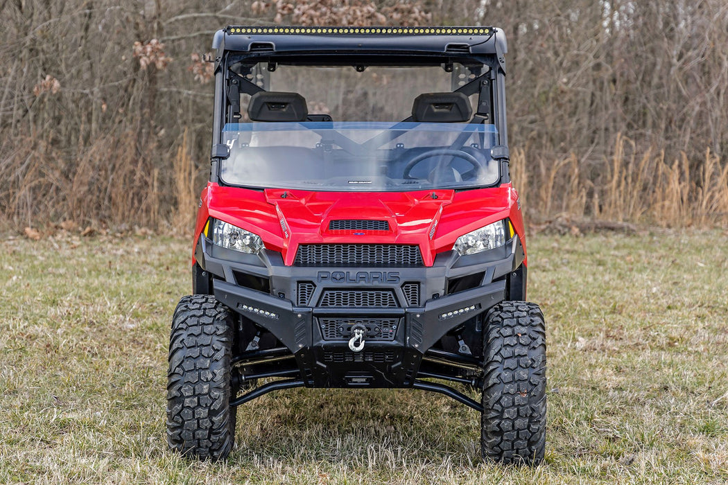 Rough Country Half Windshield Scratch Resistant for 2013-2023 Polaris Ranger 1000/Ranger XP 900/1000