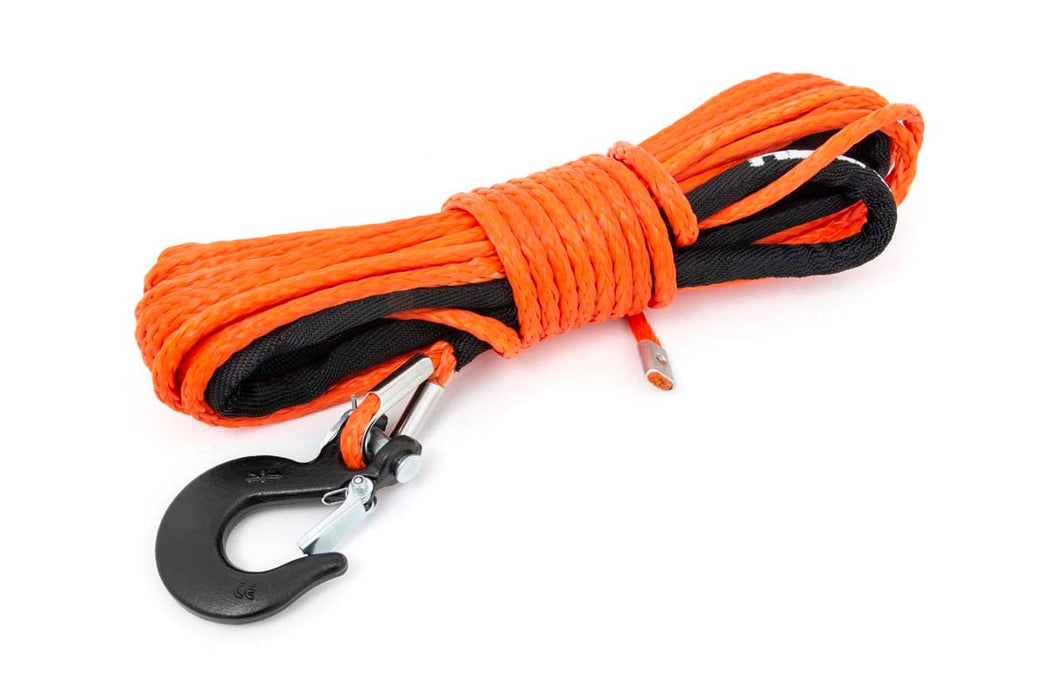 Rough Country Synthetic Rope 1/4 Inch 50 Ft Orange