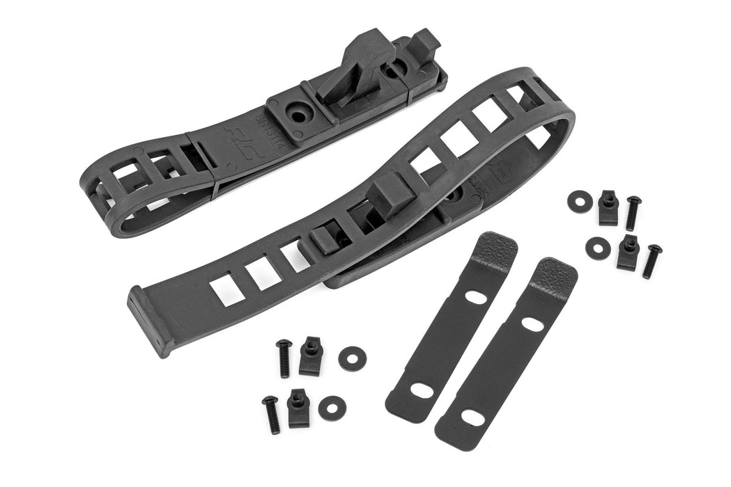 Rough Country Rubber Molle Panel Clamp Kit Universal 1/2" - 4 1/2" 2-Clamps