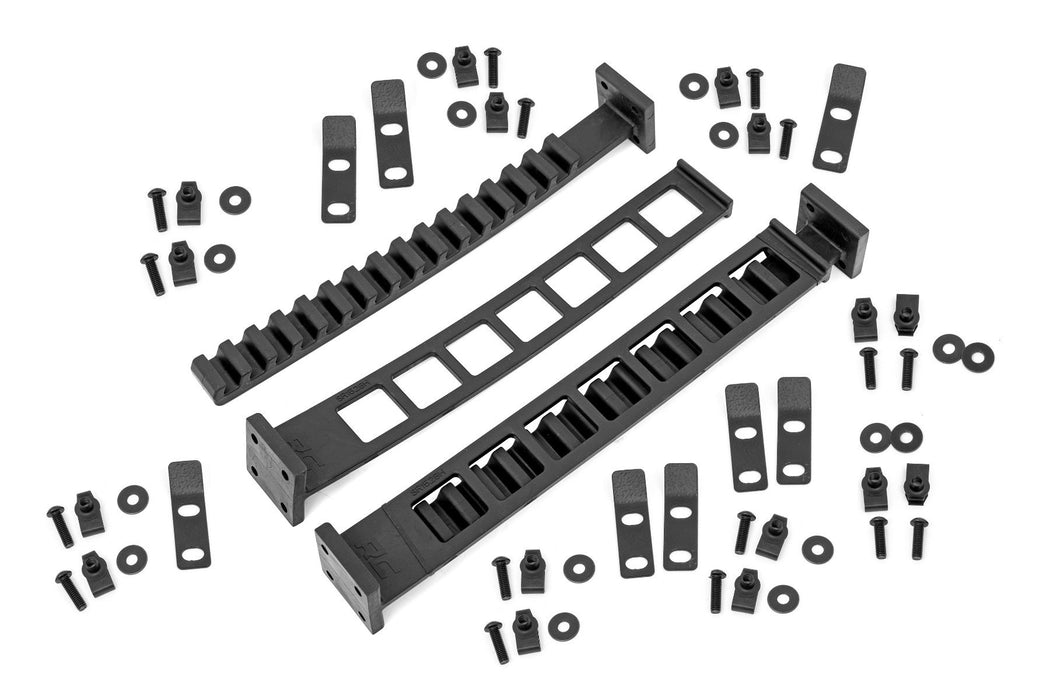 Rough Country Rubber Molle Panel Clamp Kit Universal Up to 15" 2-Clamp Sets