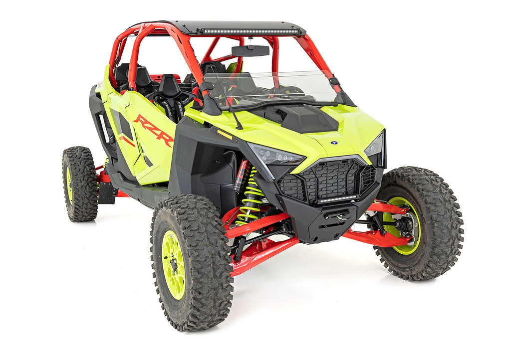 Rough Country Half Windshield Scratch Resistant for 2020-2023 Polaris RZR Pro/Turbo R