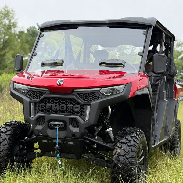 Seizmik Toolless Versa-Vent Scratch Resistant Hard Coated Windshield Kit CFMOTO U10/U10 XL Pro