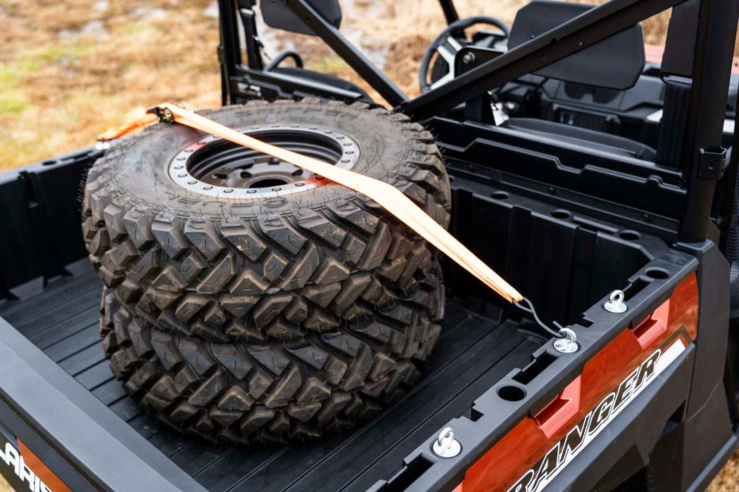 Rough Country Bed Tie Down Kit 1-7/16" Diameter 5 Pieces for 2013-2023 Polaris Ranger XP 900 1000 & General