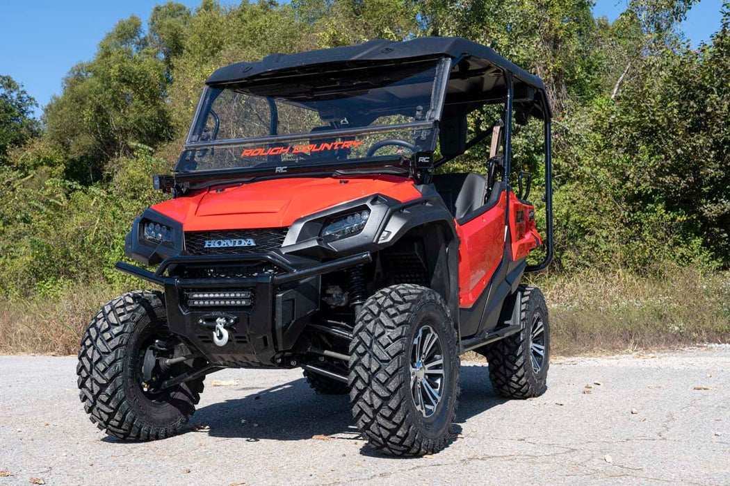 Rough Country LED Light Kit Cage Mount 50" Black Single Row for 2016-2023 Honda Pioneer 1000