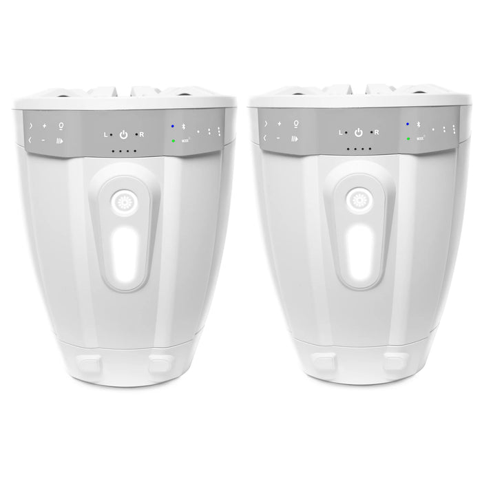 EcoxGear ExtremeTower Speakers TBB8 - 2 Battery Powered Bluetooth Amplified Tower Speakers