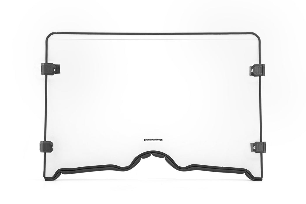 Rough Country Full Windshield Scratch Resistant for 2004-2013 Yamaha Rhino 450/660/700